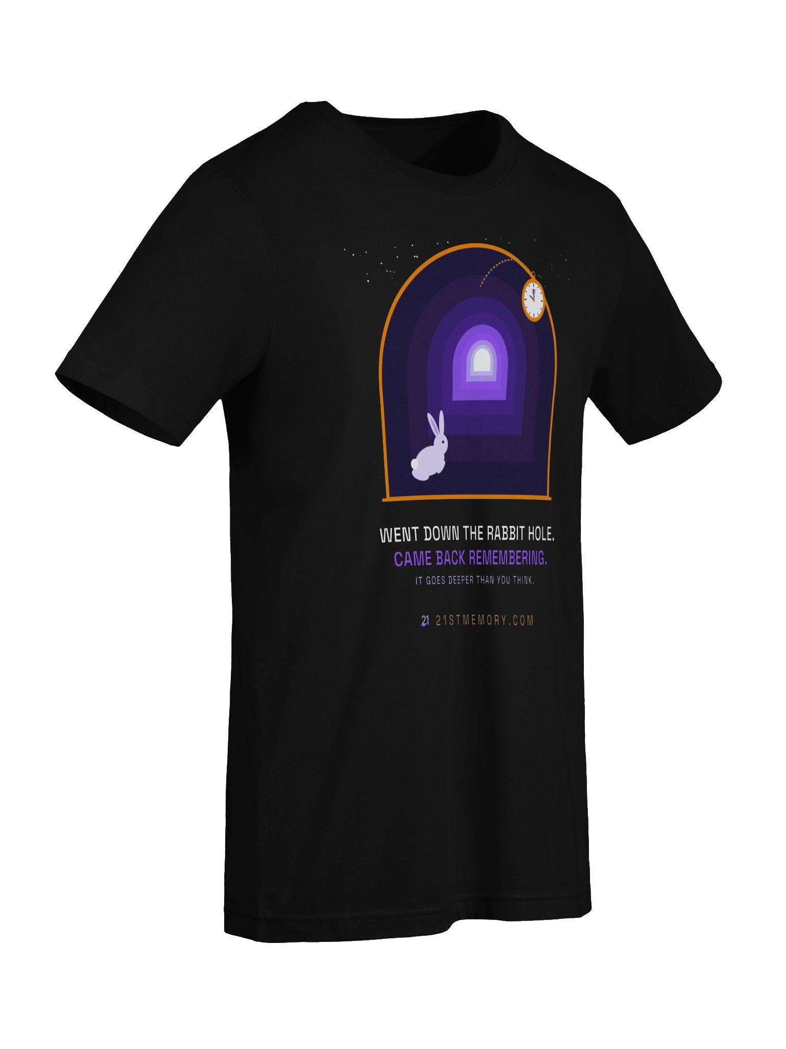 Went Down the Rabbit Hole. Came Back Remembering. Tee product image (7)
