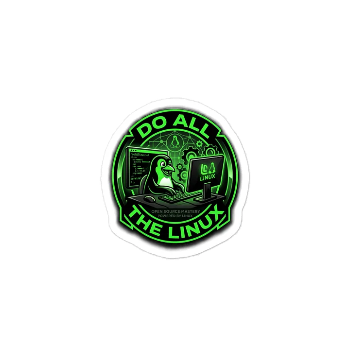 Do All The Linux - vinyl sticker product image (2)