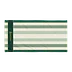 Solace Signature Green Stripe Bath Towel