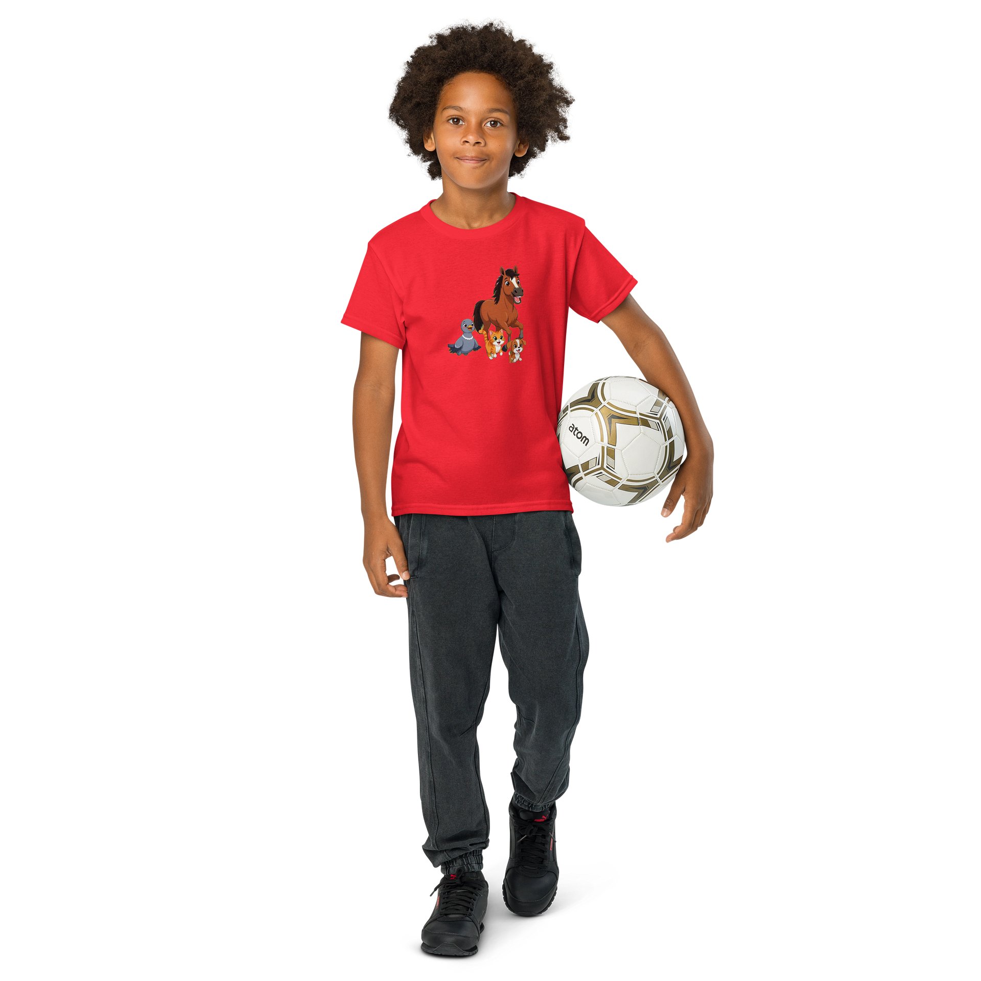 Cute Farm Friends Youth Sports Tee product image (8)