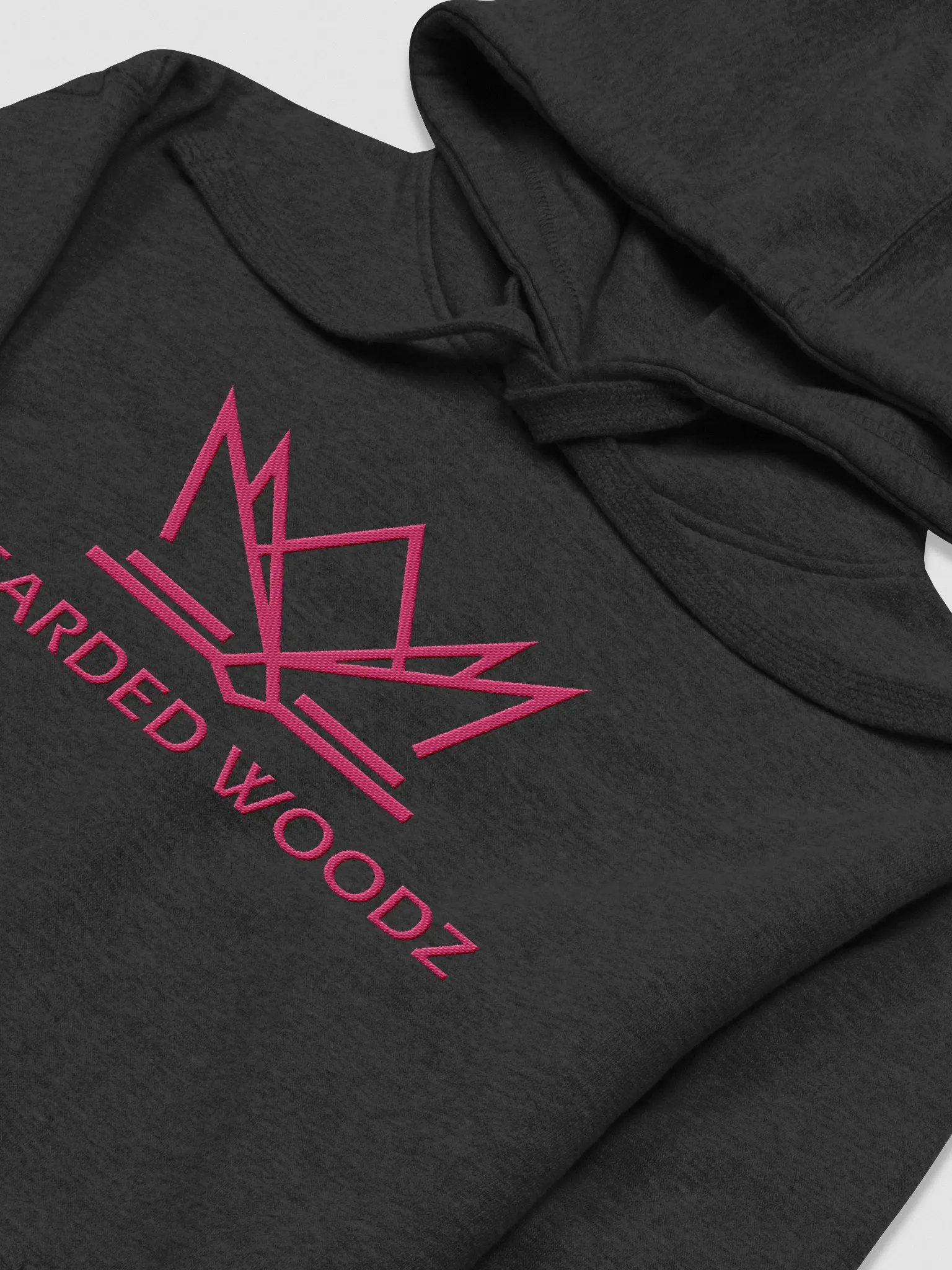 Women's Bearded Woodz Hoodie (Pink Embroidery) product image (2)