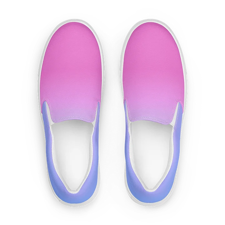 Pink to Blue Slip-On Canvas Shoes product image (1)