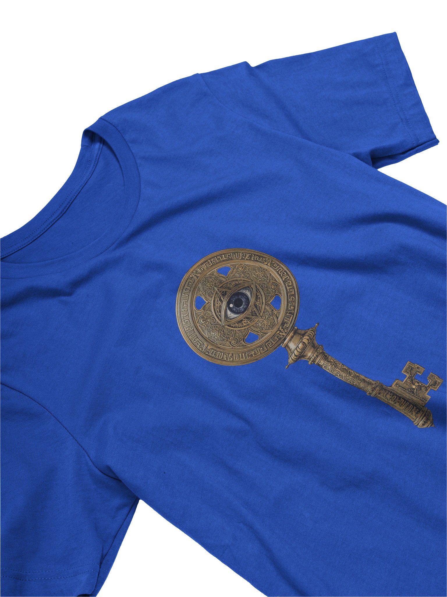 The Gatekeeper’s Key Classic T-Shirt – Front & Back Print | True Royal | Bella+Canvas 3001 product image (3)