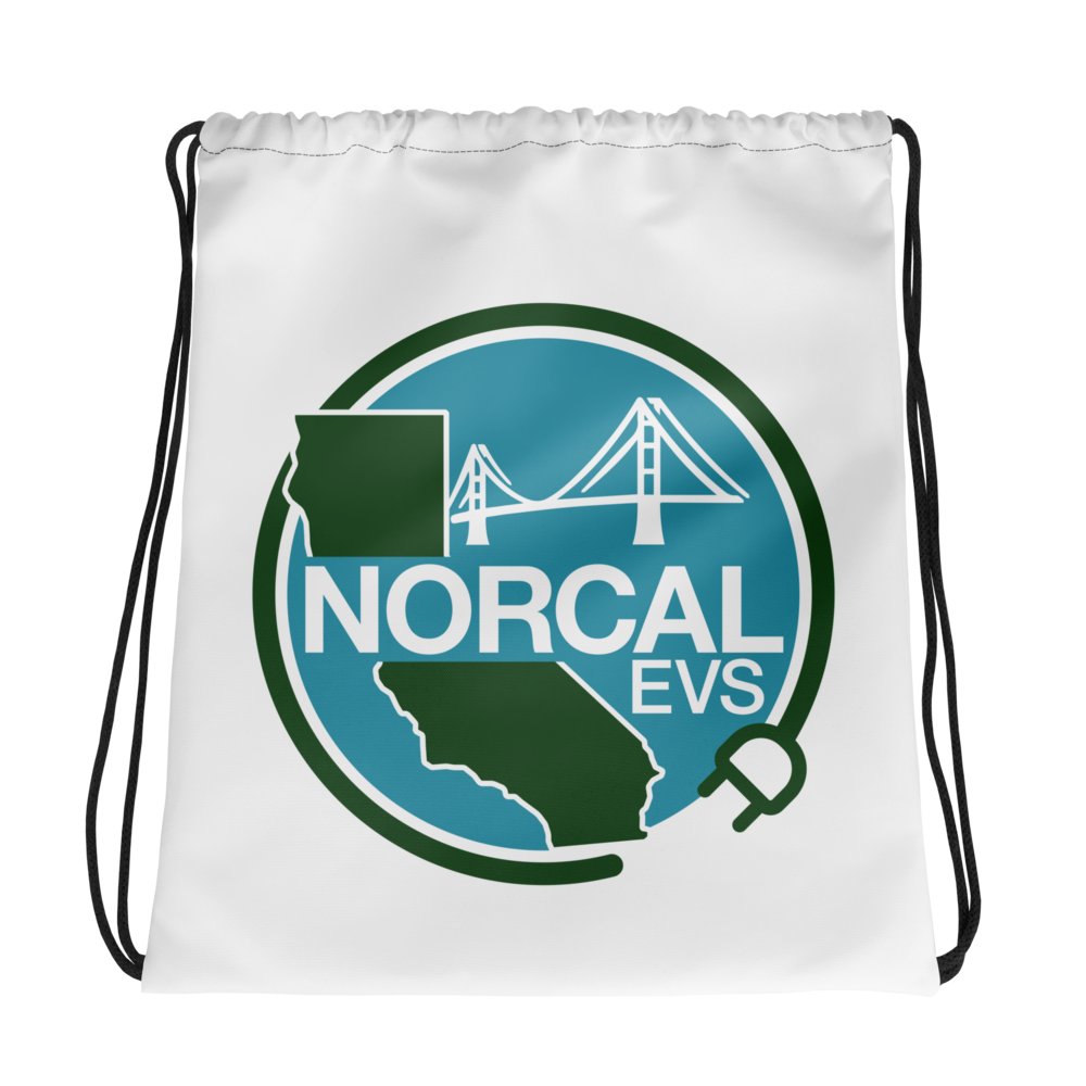 NorCal EVs All-Over Print Drawstring Bag product image (1)