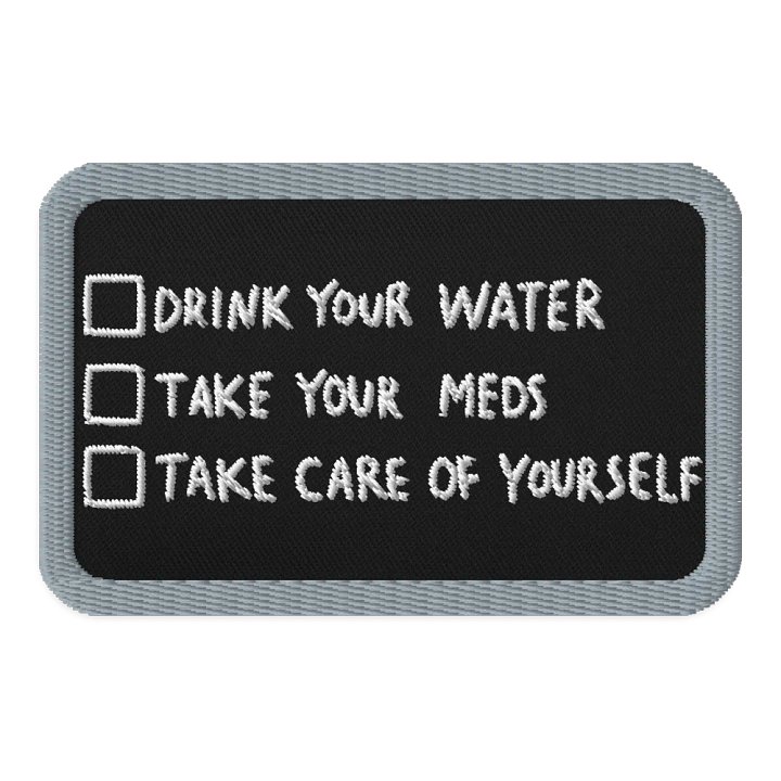 embroidered !reminder patch product image (1)