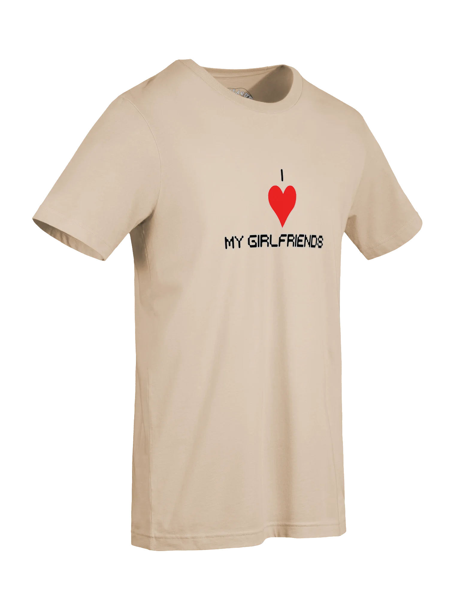 I Love My Girlfriends Super Soft White Ink Tee product image (7)
