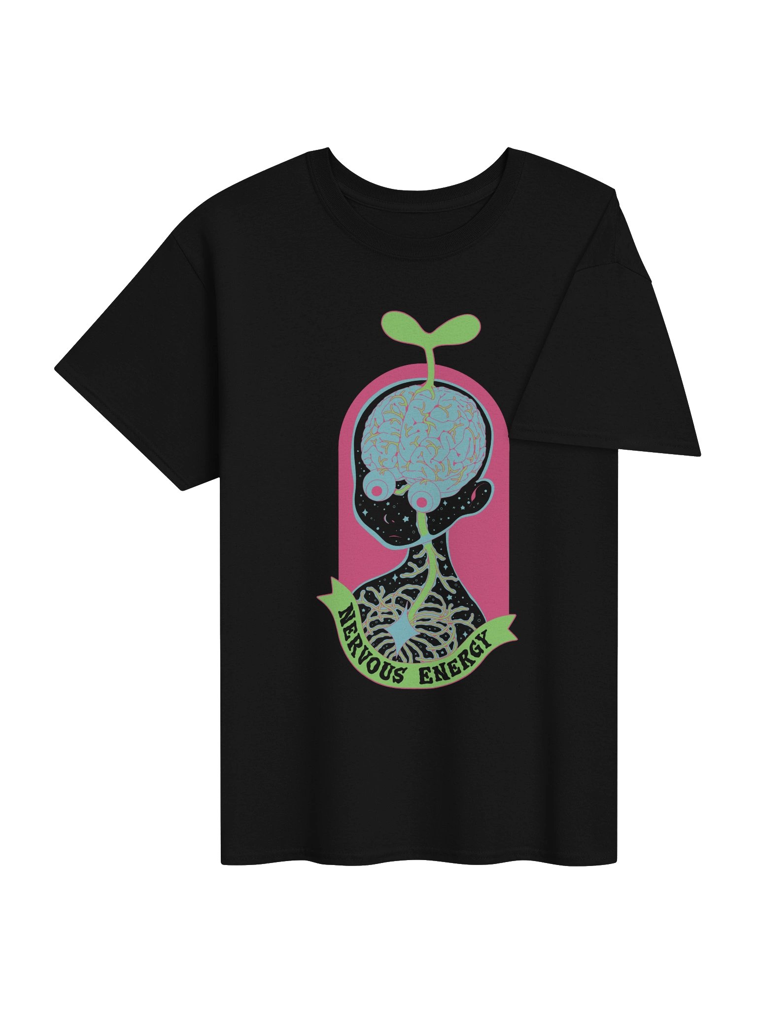 Alt Nervous Energy - Tee - Black product image (4)