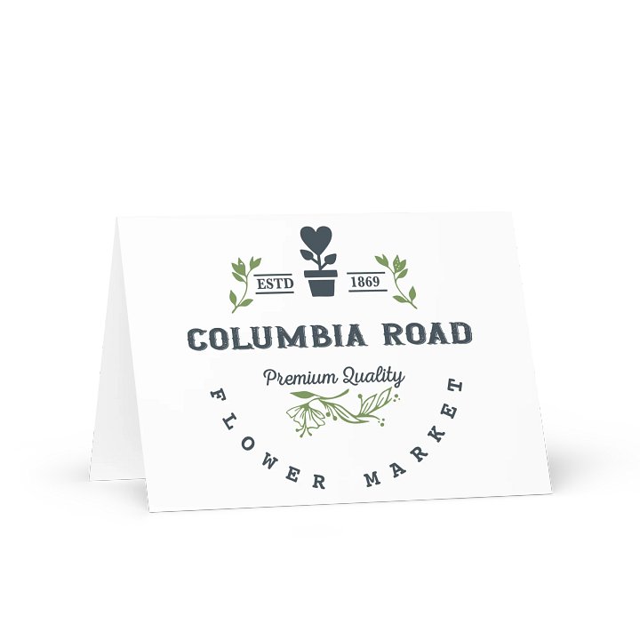 Columbia Road Market Logo Greeting Card product image (1)