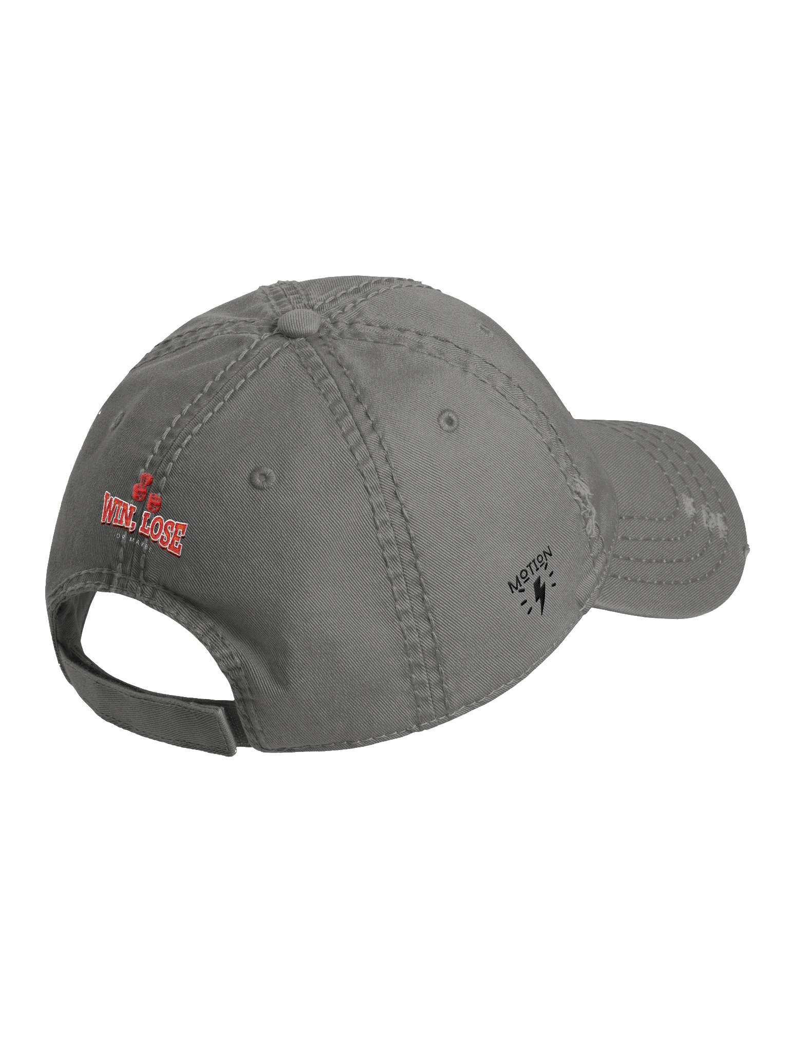 "Win, Lose or Maybe" Distressed Dad Hat product image (3)