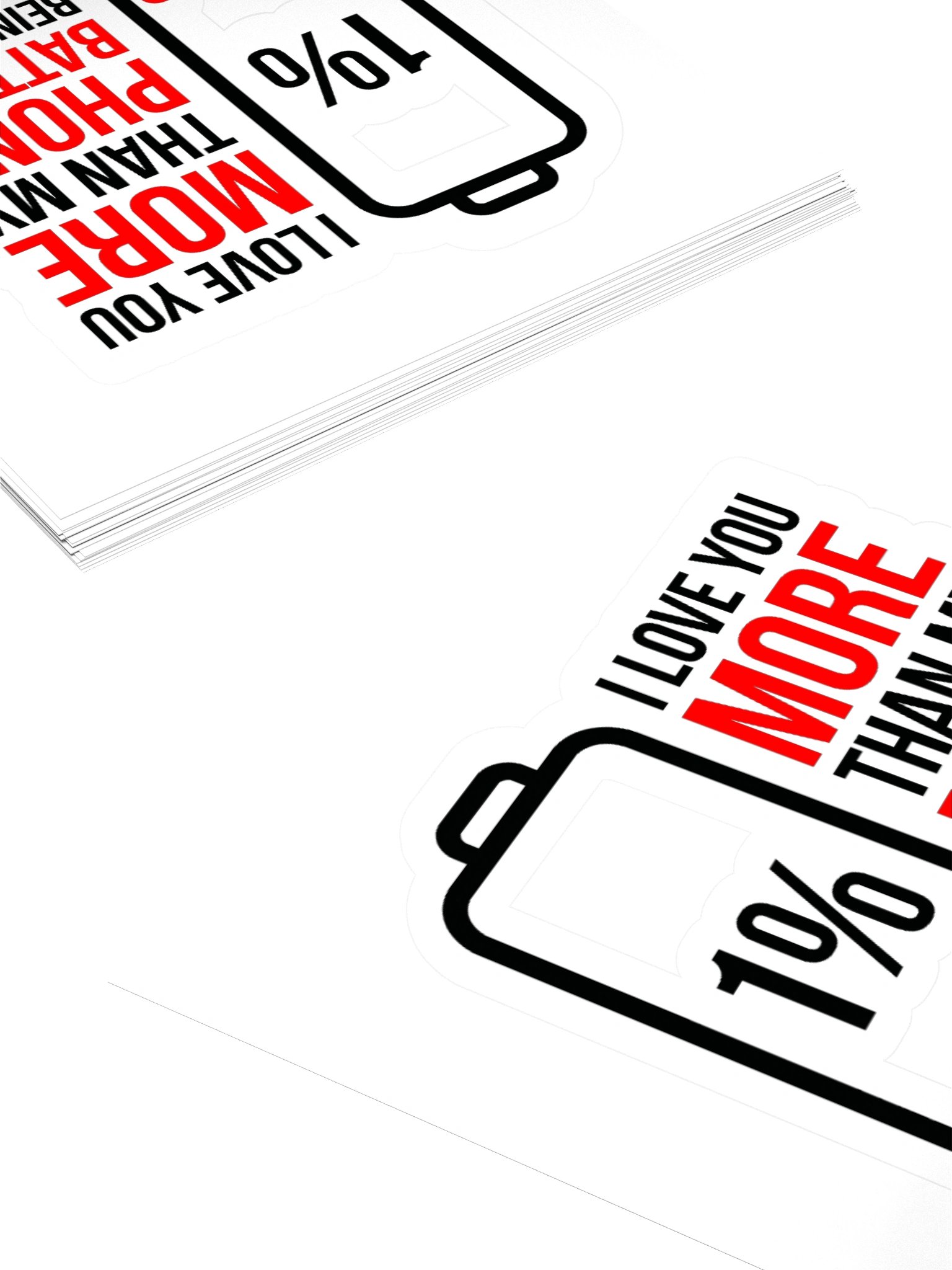 I Love You More — Kiss Cut Sticker product image (4)