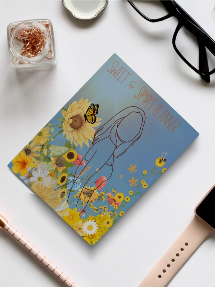 Sweet and Simple Planner: Blank Monthly Calendar, To-Do Lists and Notes Pages product image (1)