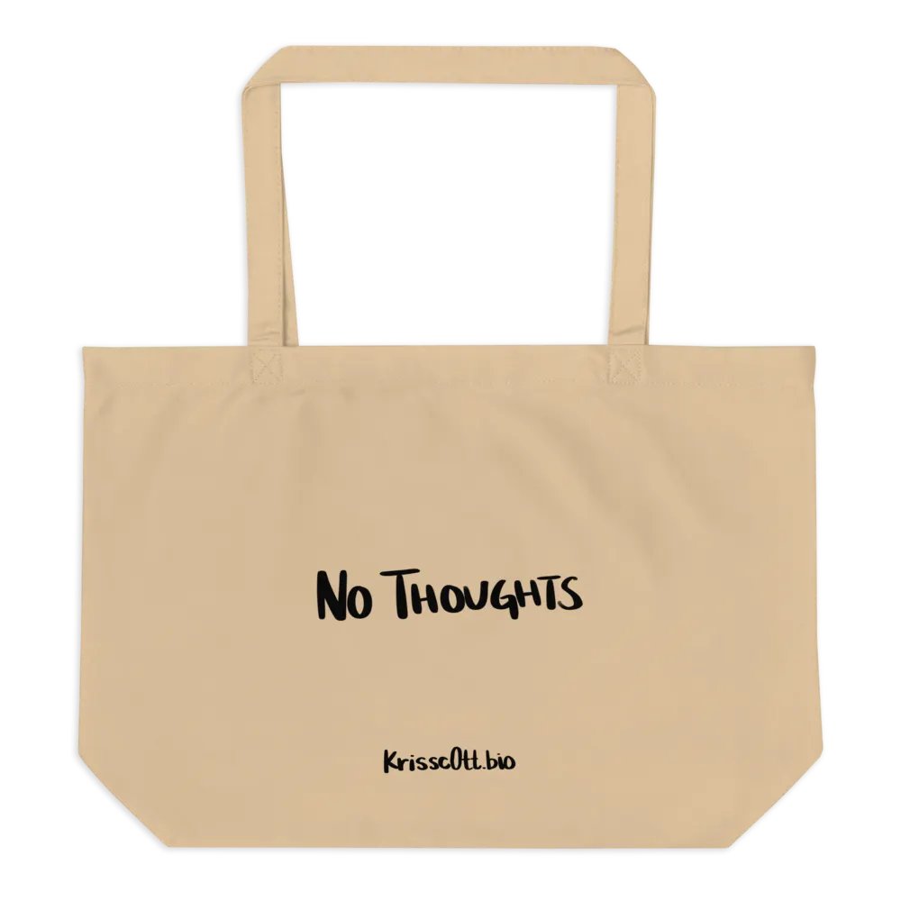 Beige Head Empty, No Thoughts Tote product image (6)