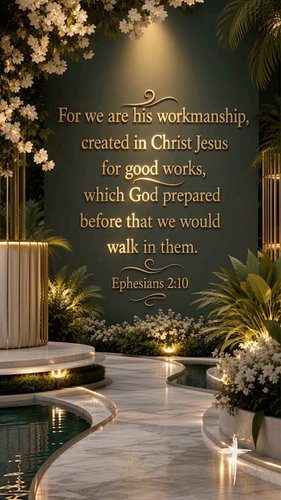 Ephesians 2:10 and more @beinspired.music 🤍

For we are his workmanship, created in Christ Jesus for good works, which God pr...