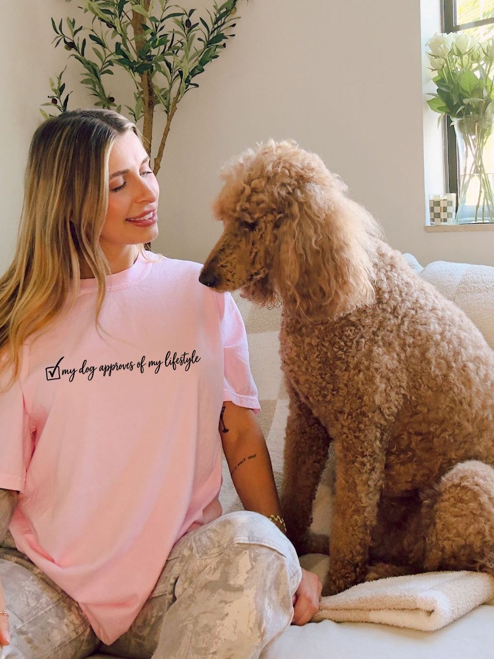 My Dog Approves of My Lifestyle Tee product image (9)
