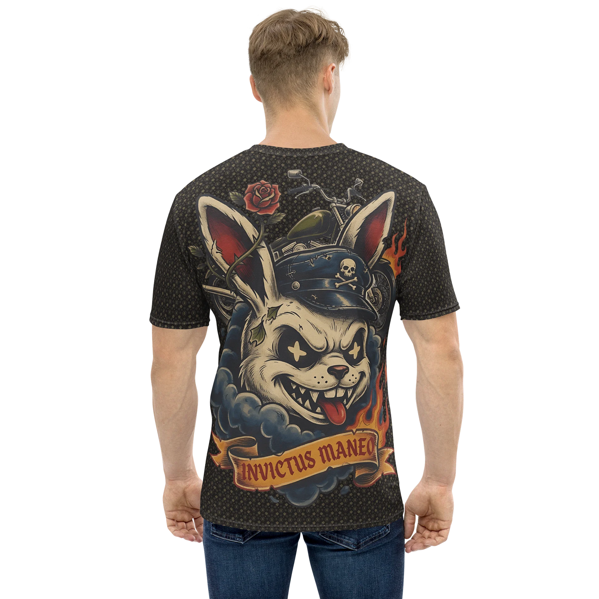 Lepus Ferox — Rider Hare Allover Tee product image (1)