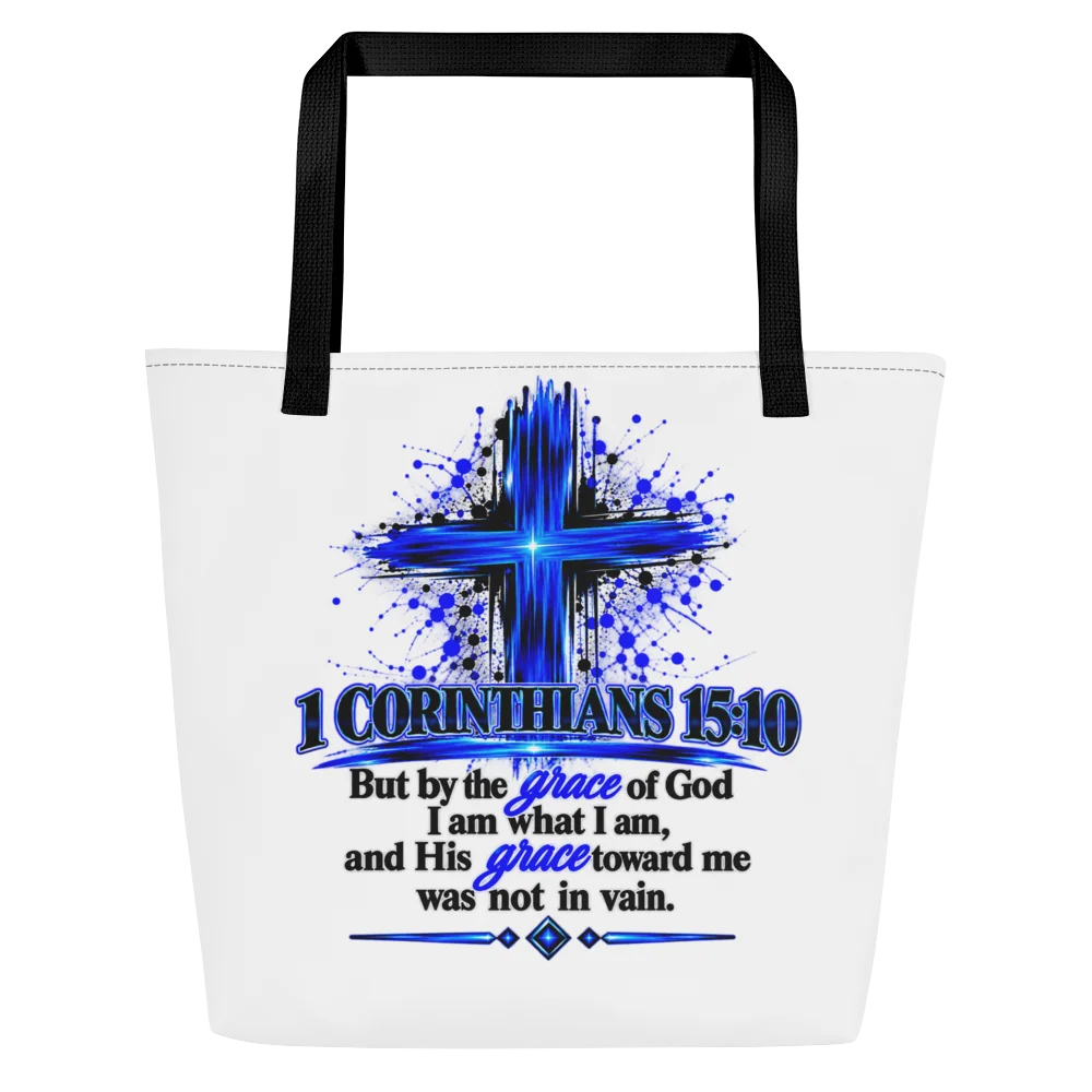 “I AM Because GOD Says I AM” — Faith Tote Bag product image (3)