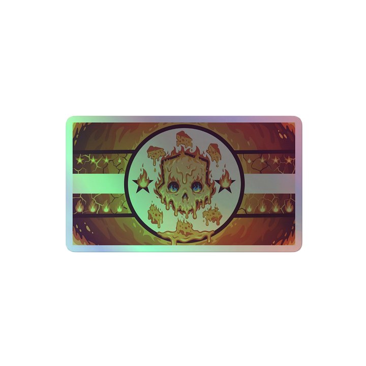 Holographic Pepperjack Flag Sticker product image (2)