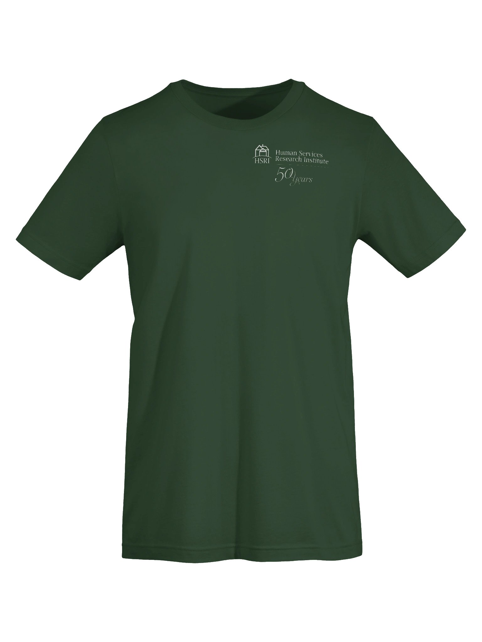 HSRI 50th Anniversary Crewneck Soft-Style T-Shirt - Forest Green product image (5)