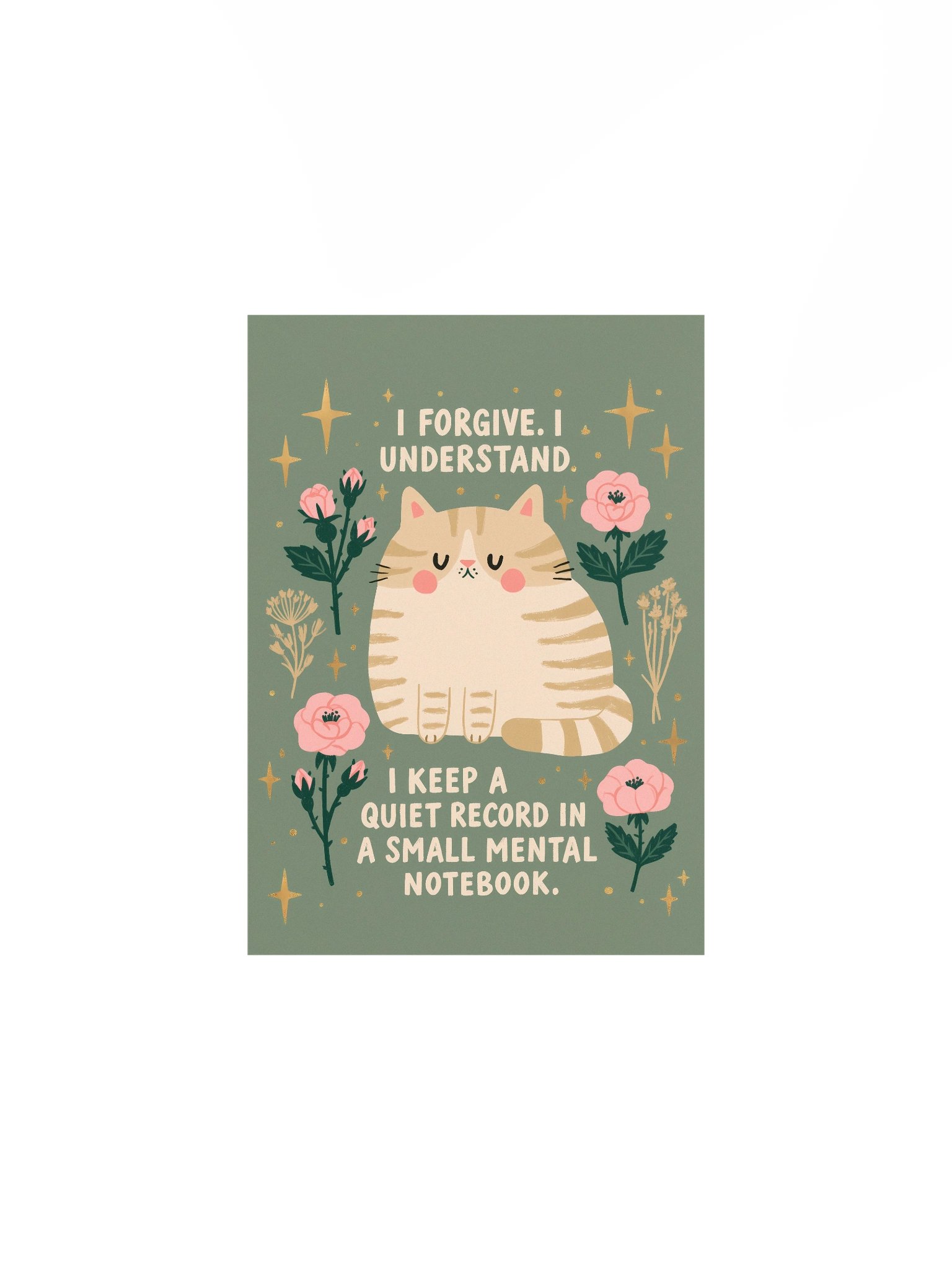 I Forgive, I Understand Cat Poster product image (3)