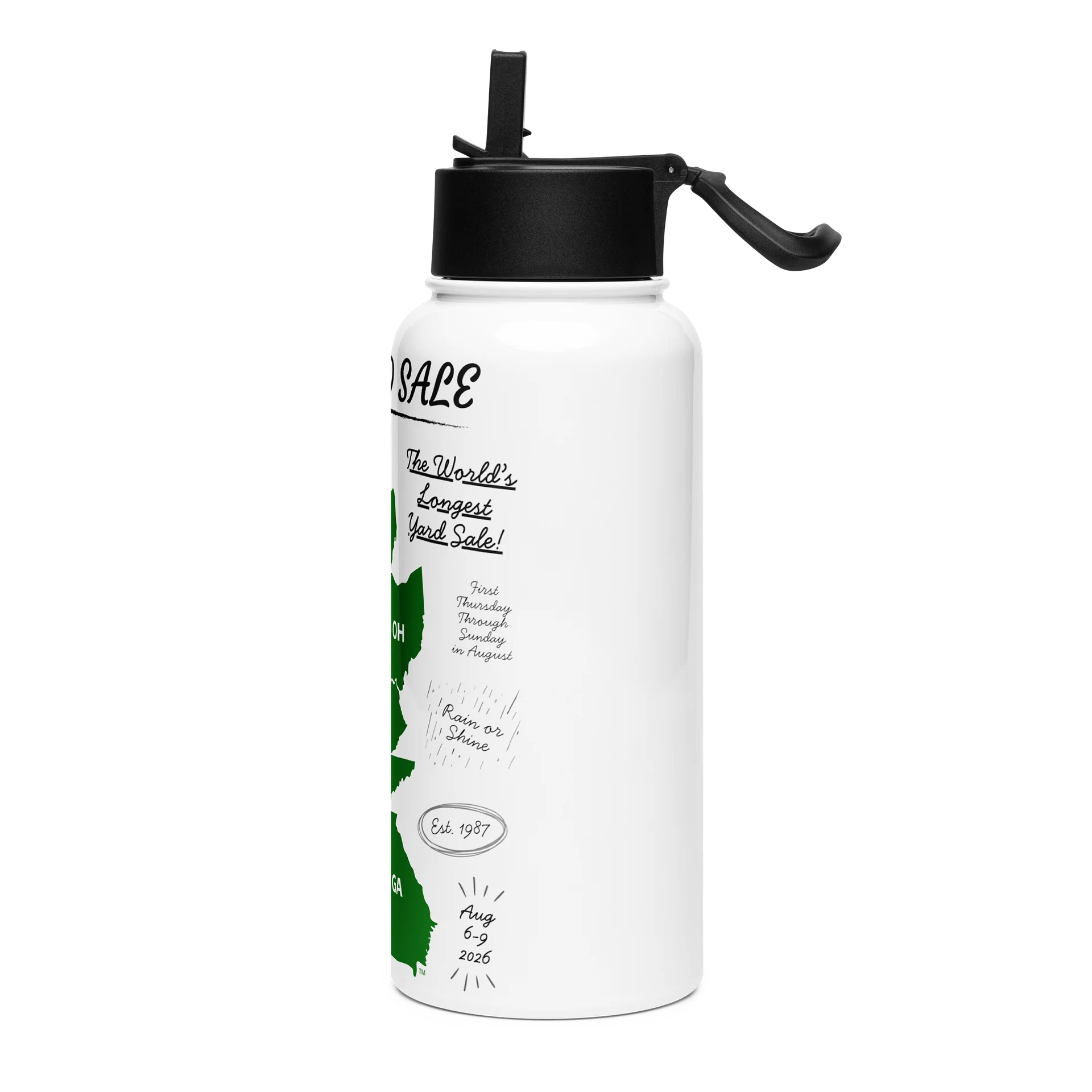 127 Yard Sale (2026) - Stainless Steel Water Bottle with a Straw Lid product image (3)