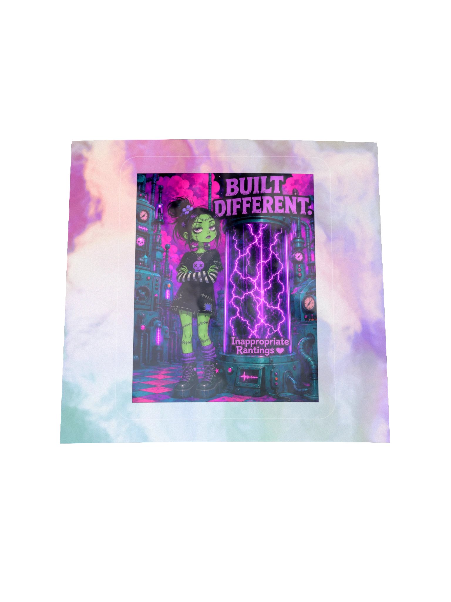 Built Different Sticker Sheet product image (1)