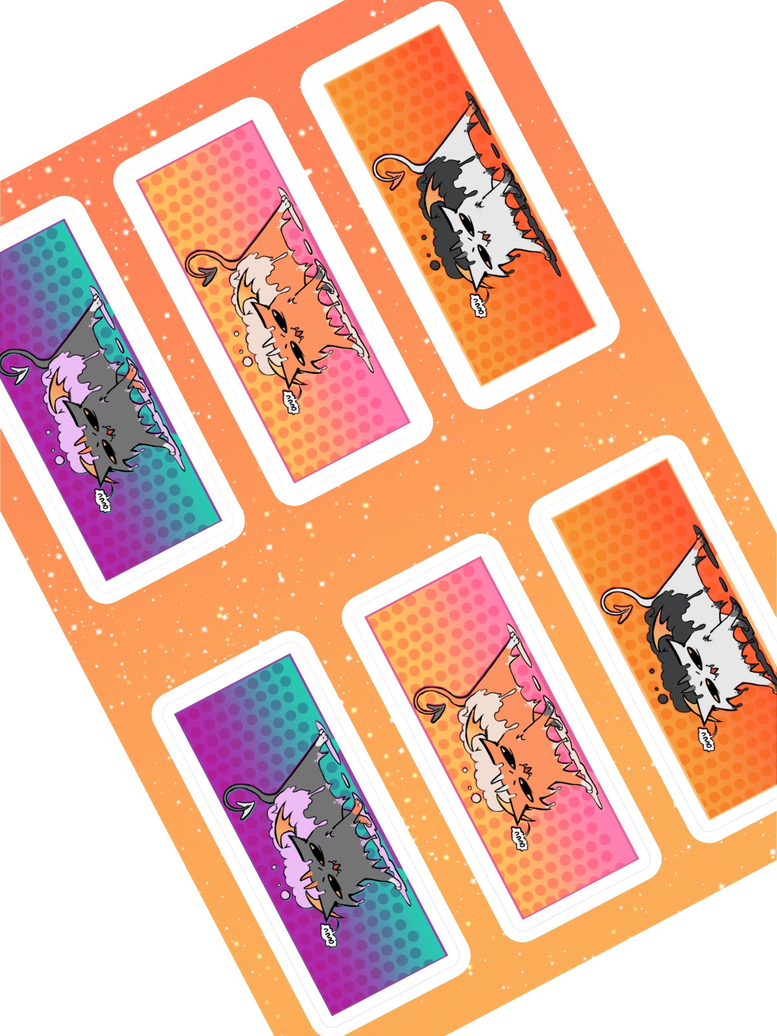 Sodden Screemture Sticker Sheet product image (1)
