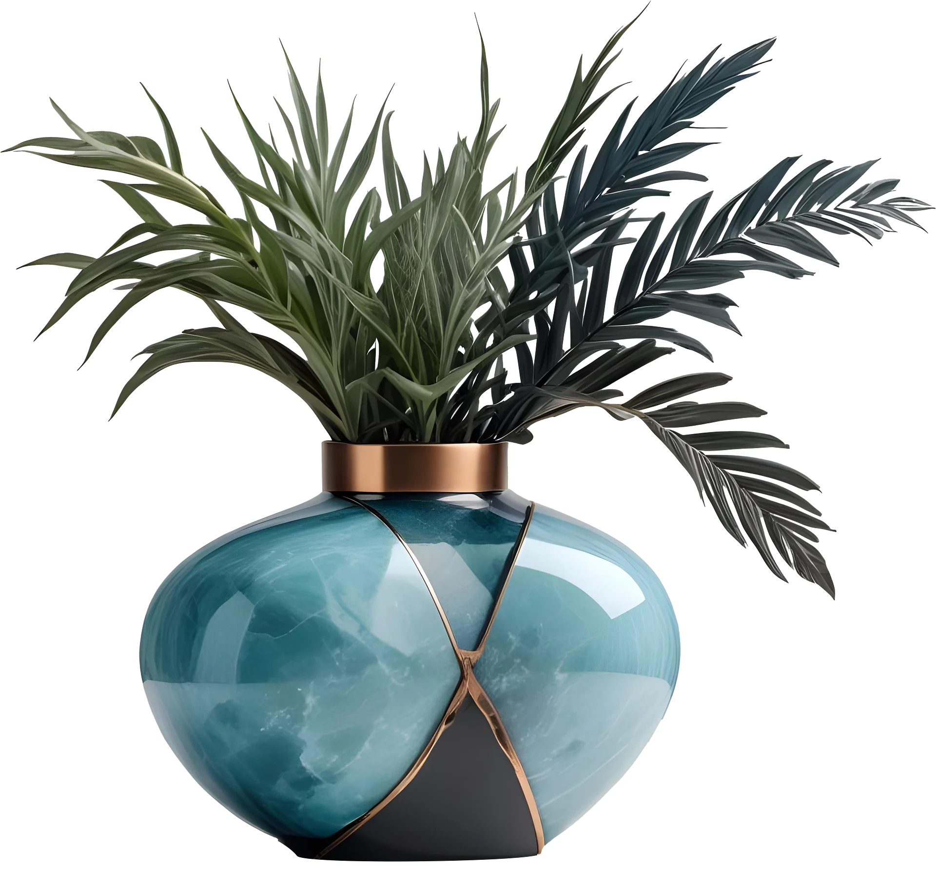 Coastal Luxe spa decor – vase png product image (1)