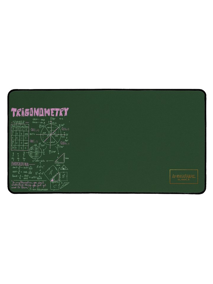 Trigonometry desk mat - 15.5" x 31.5" product image (1)