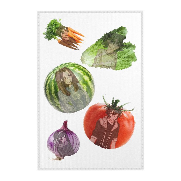 Vegetable Siblings Rug product image (1)