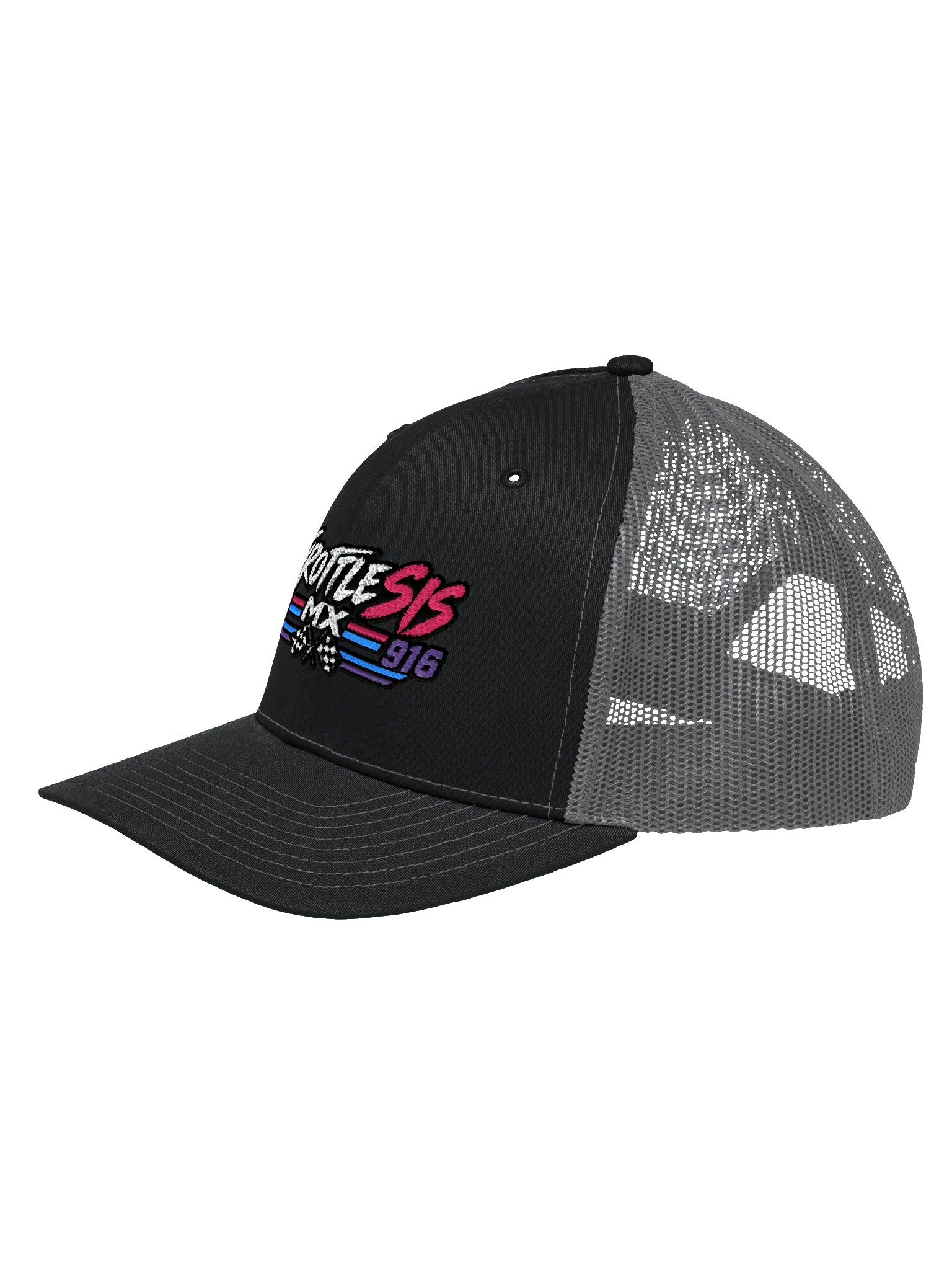 ThrottleSis MX Logo Trucker Hat product image (2)