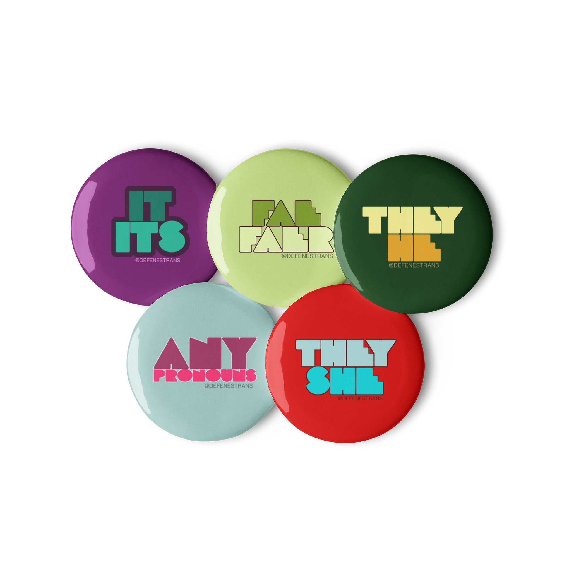 Pronoun Button Set #2 product image (3)