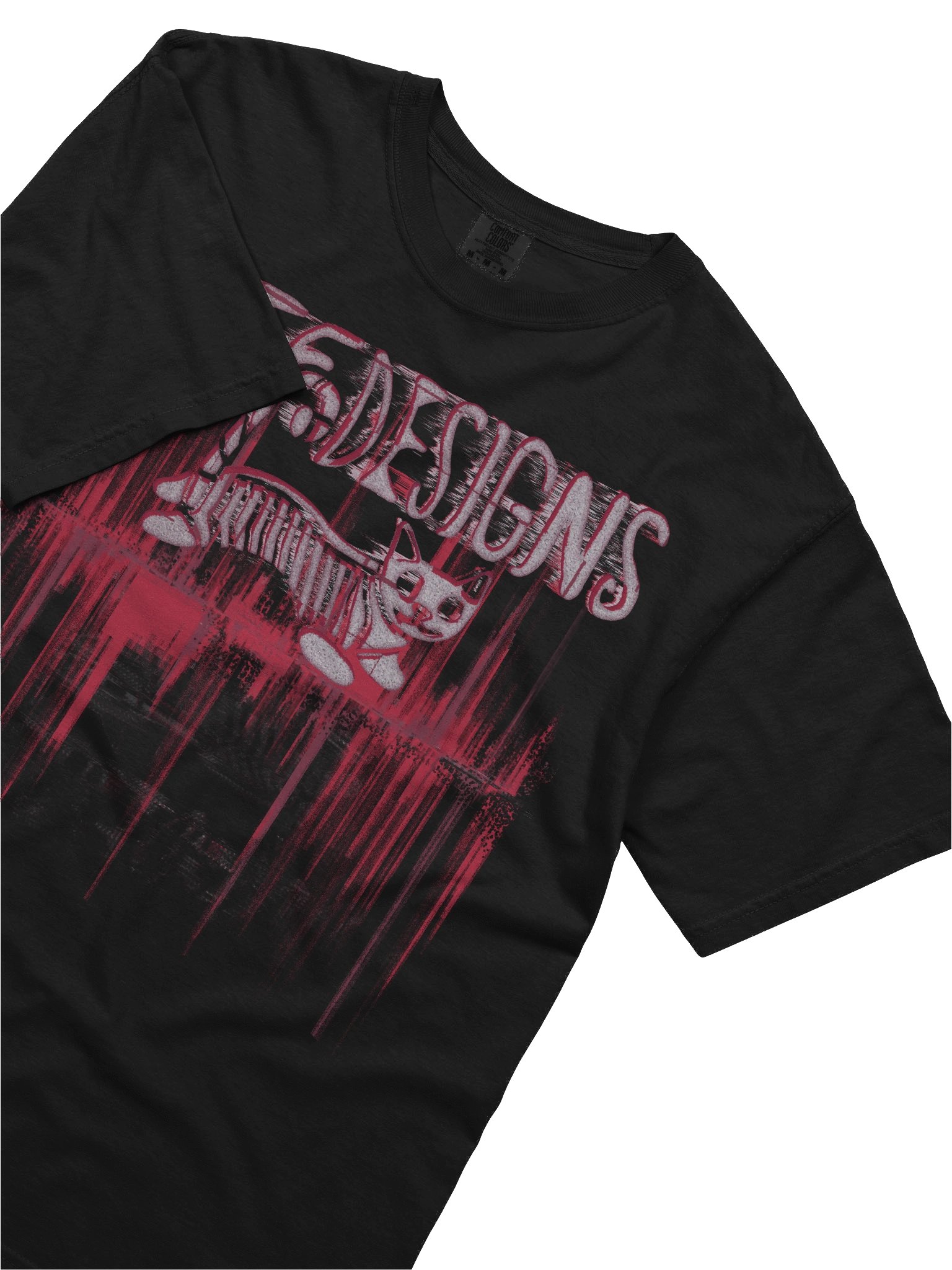 Biff Designs Bone Cat T-Shirt product image (5)