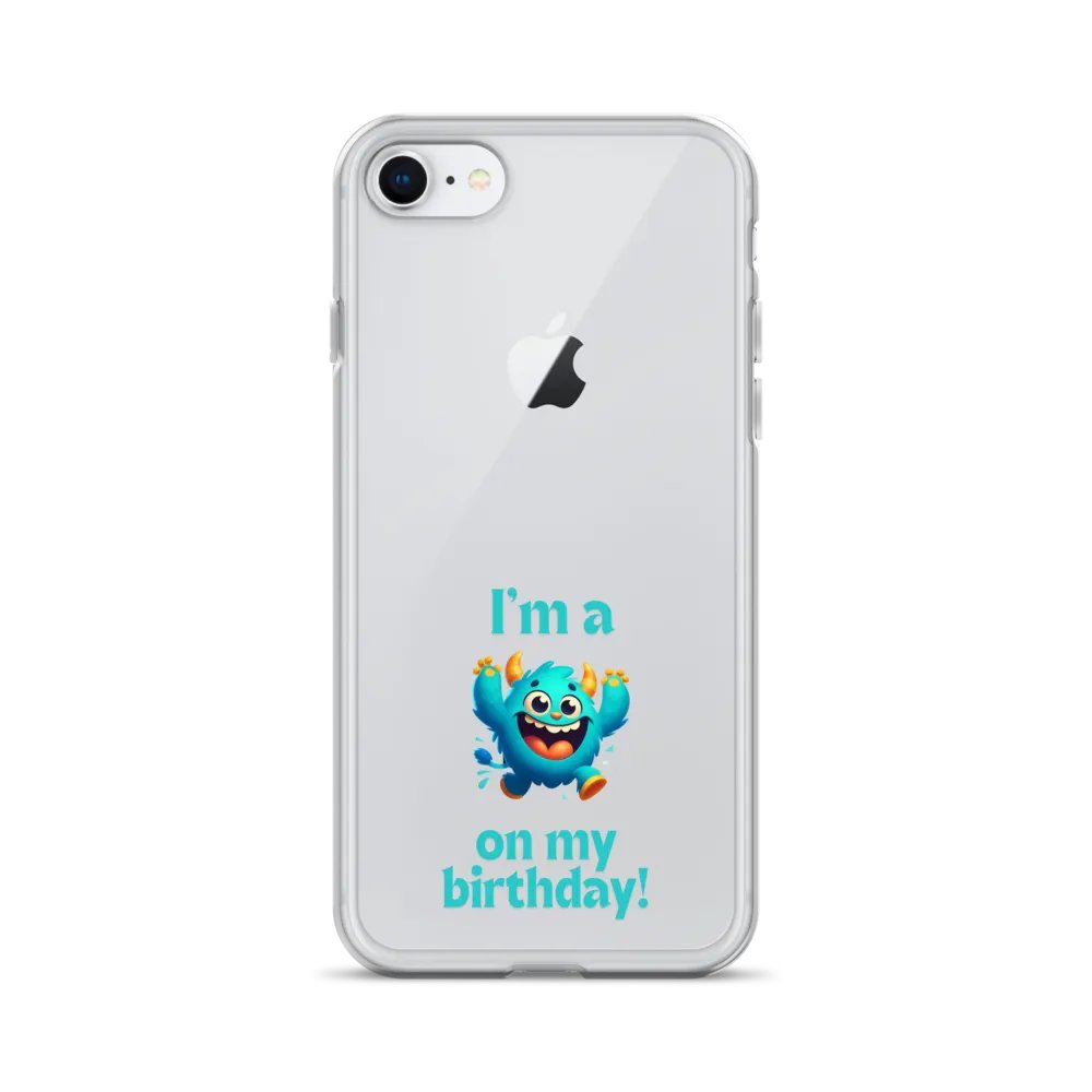 Birthday Monster Clear iPhone Case product image (24)