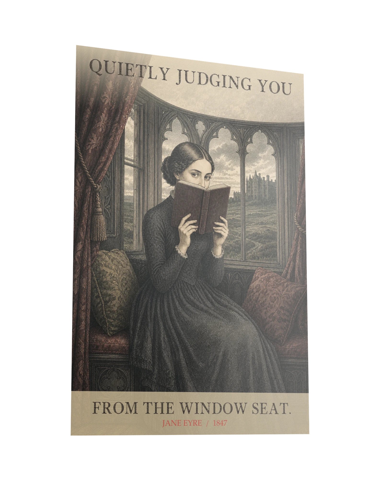 Window Seat Judgment -- Jane Eyre Art Print product image (10)