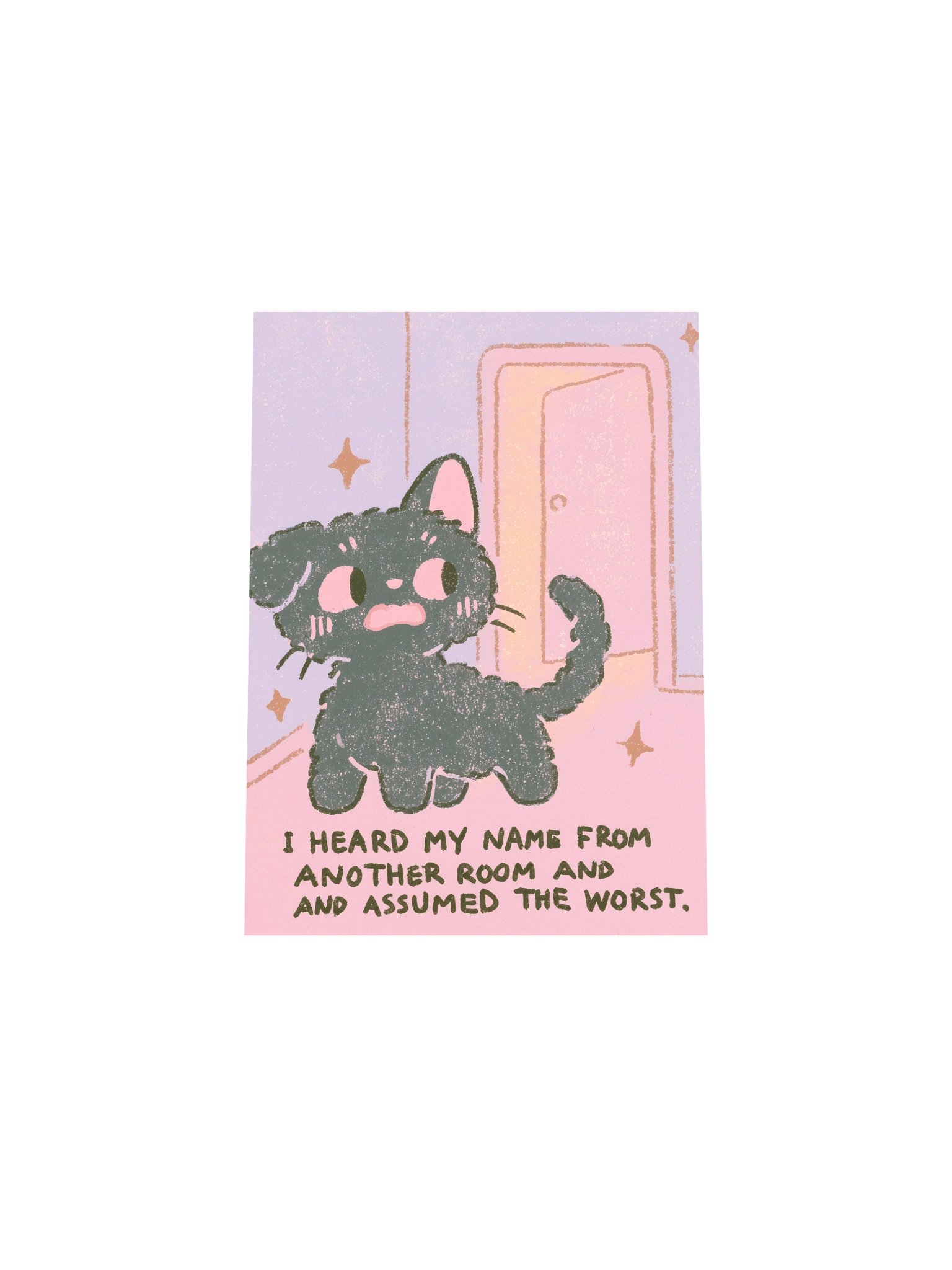 Cat Panic Quote Poster product image (28)