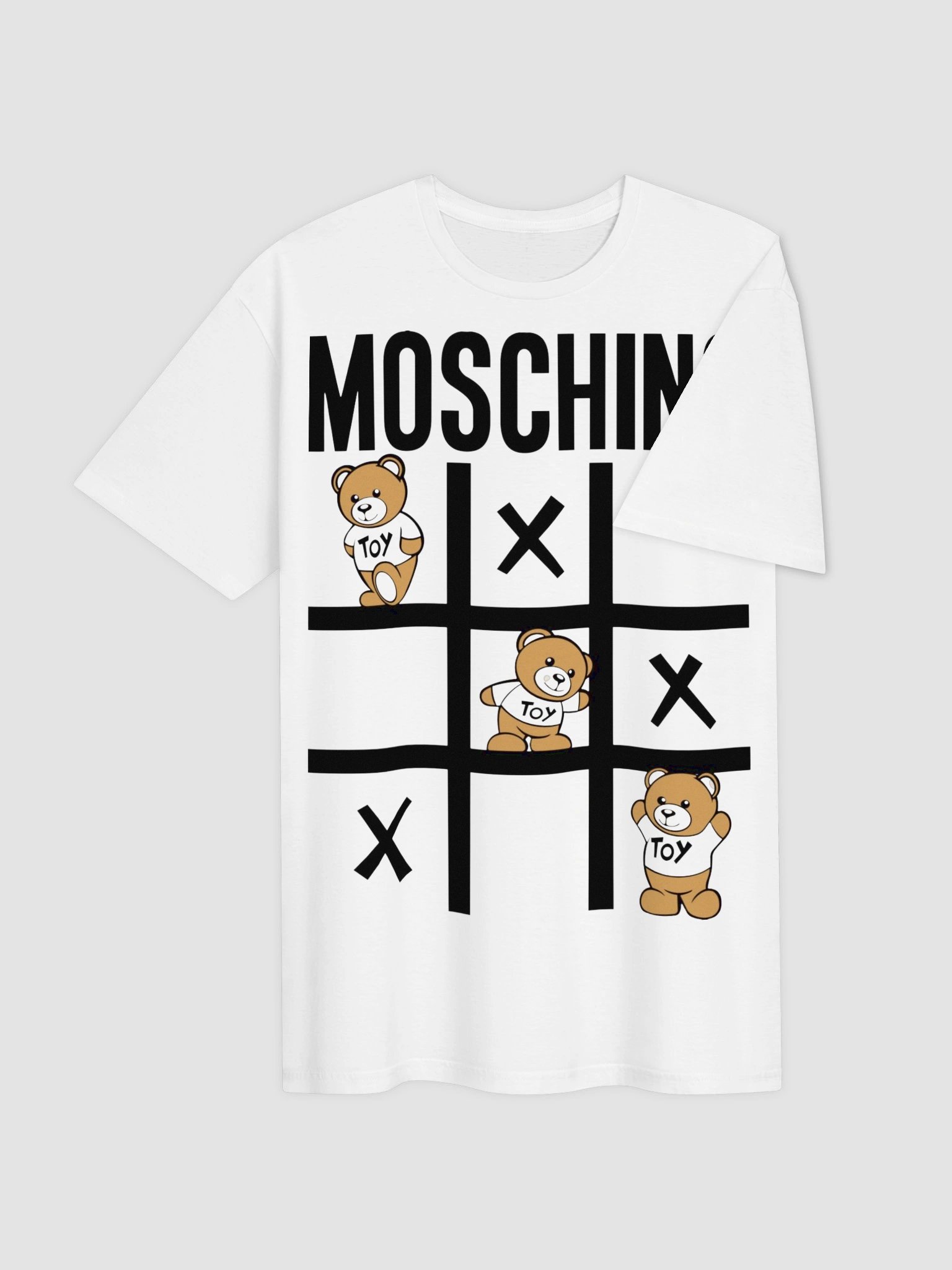 Moschino Toy Bear Tic-Tac-Toe Women's T-Shirt product image (3)