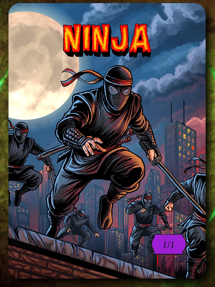 Ninja 1/1 Full Art Token product image (1)