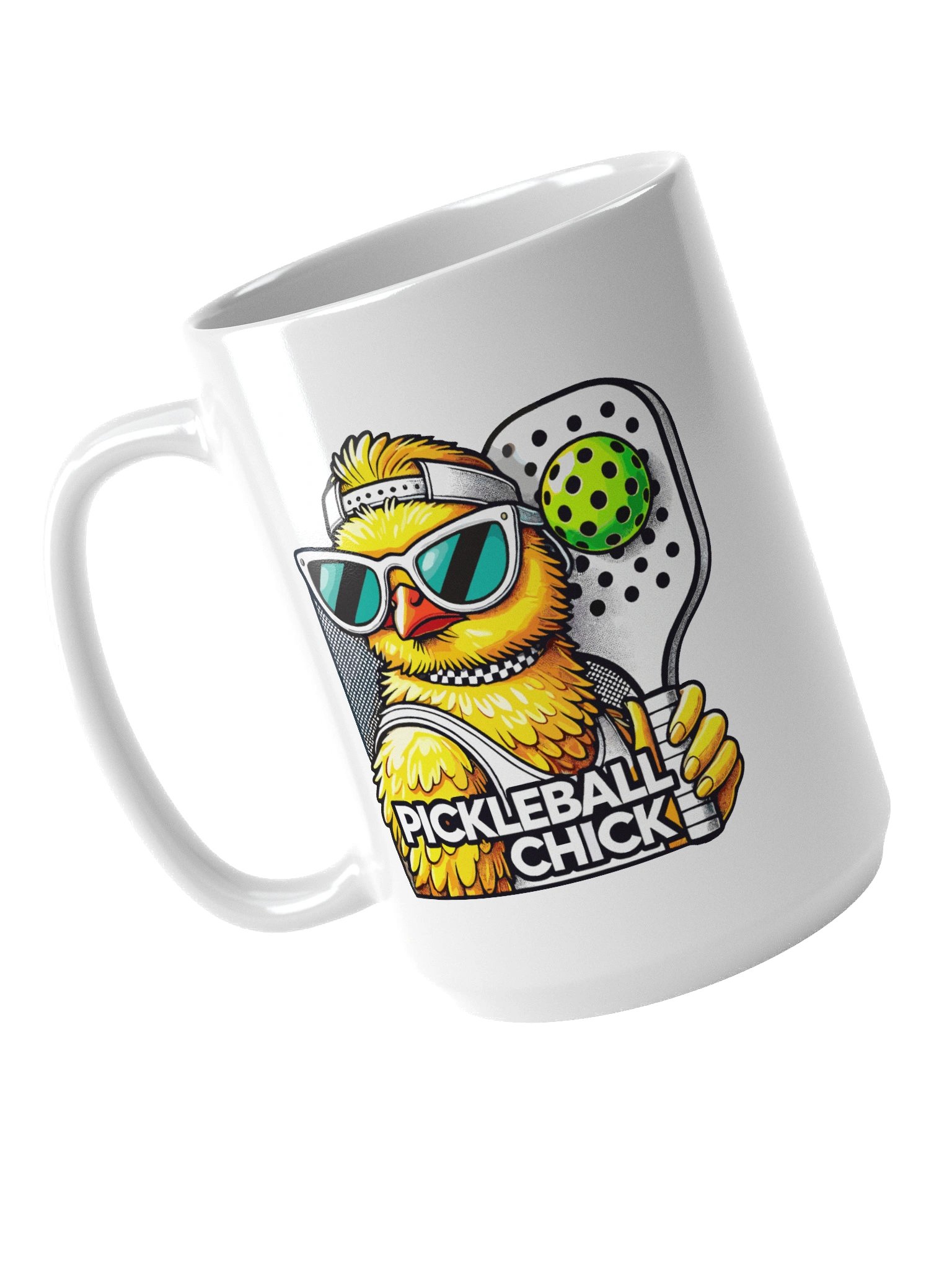 PICKLEBALL CHICK White Glossy Mug product image (4)