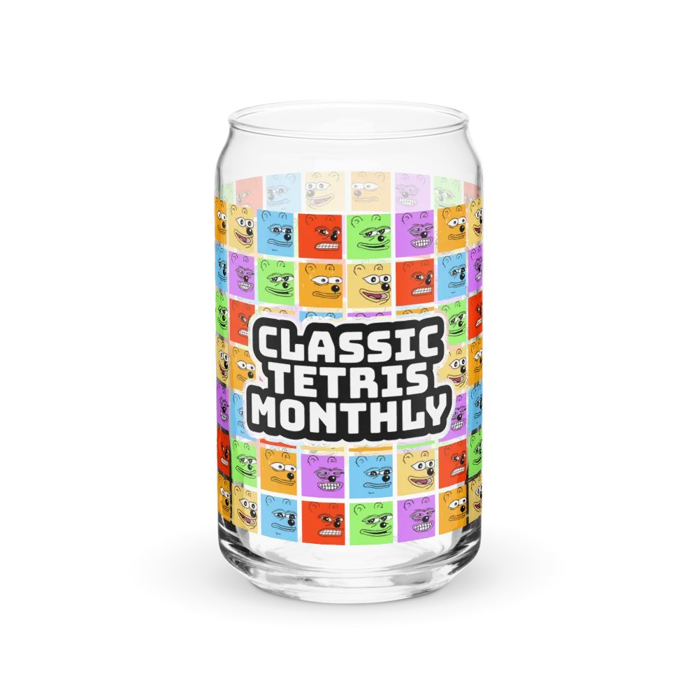 CTM Throwback Bear Tribute Can Glass product image (1)