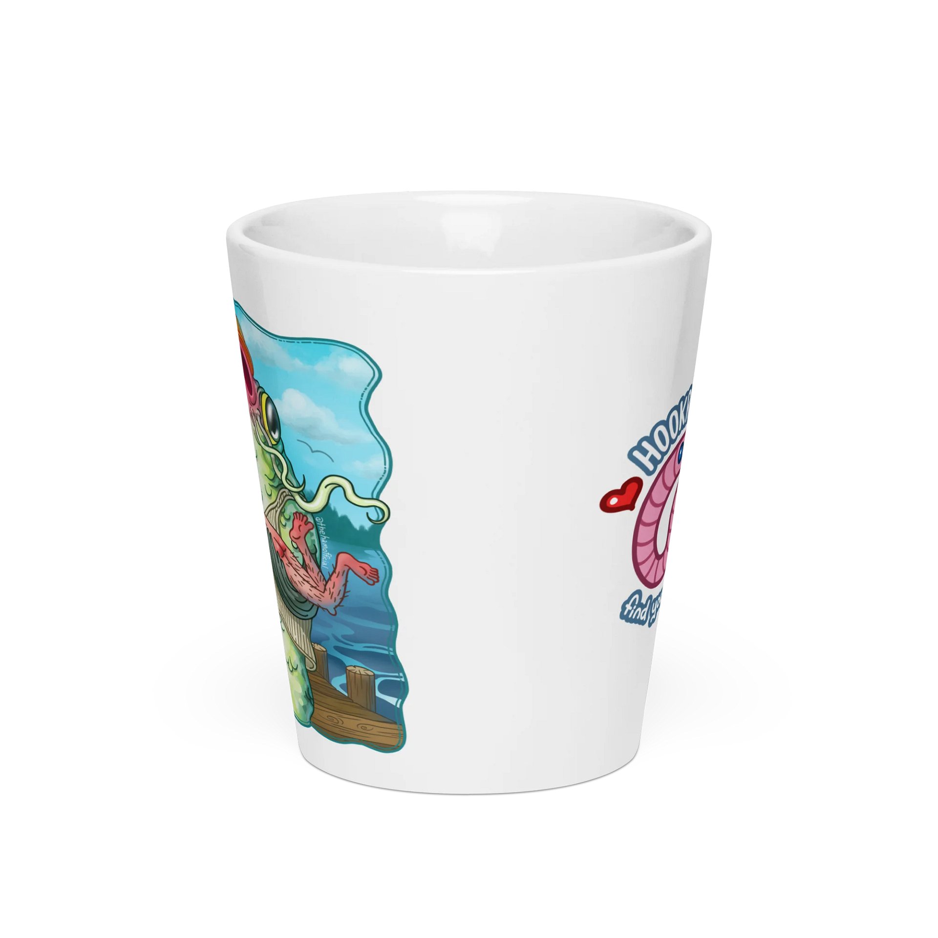 Gill, 26 (+ hookr logo) Latte Mug product image (3)