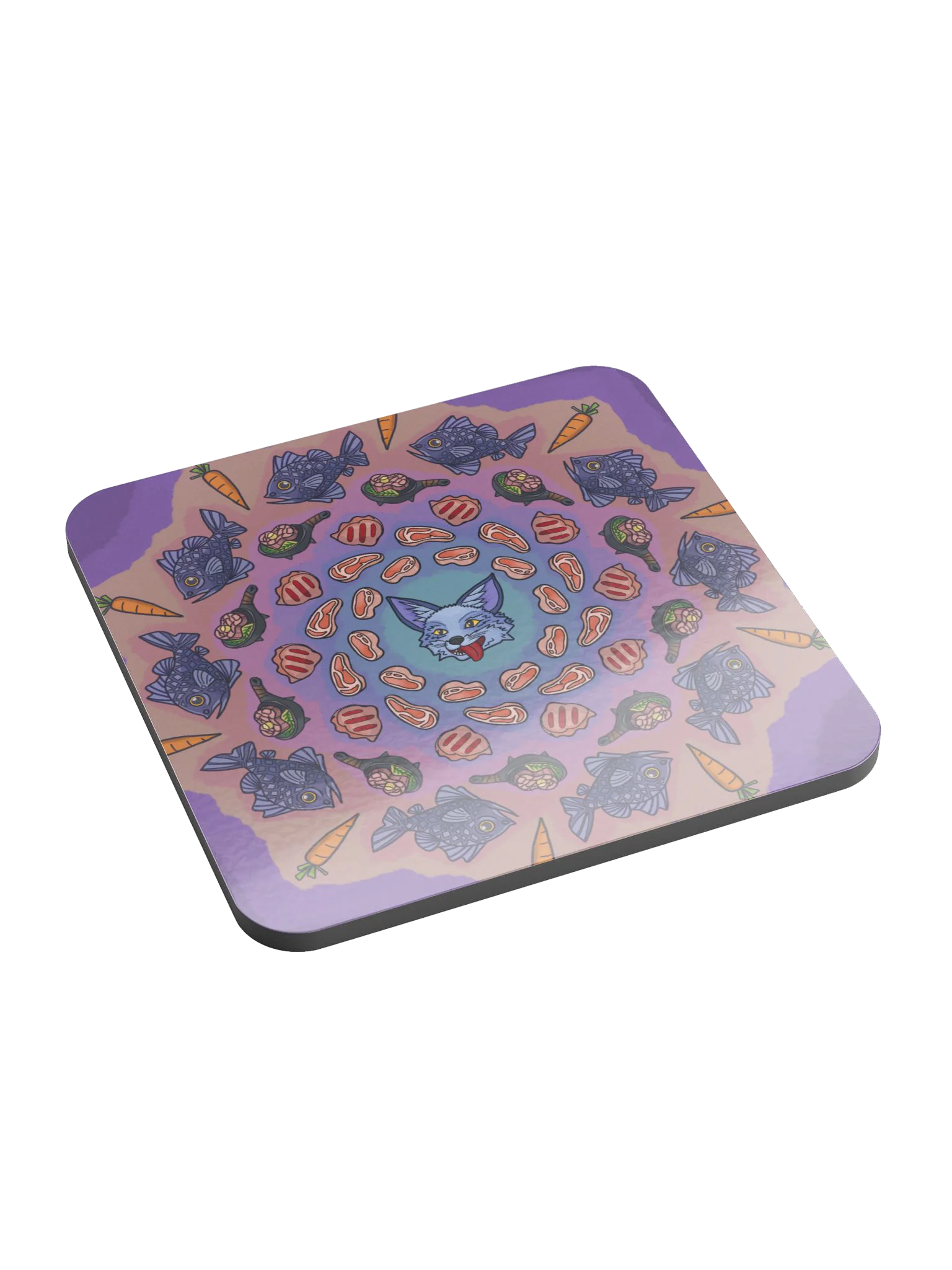 Palia Tau Snacks - Glossed Cork Coaster product image (1)