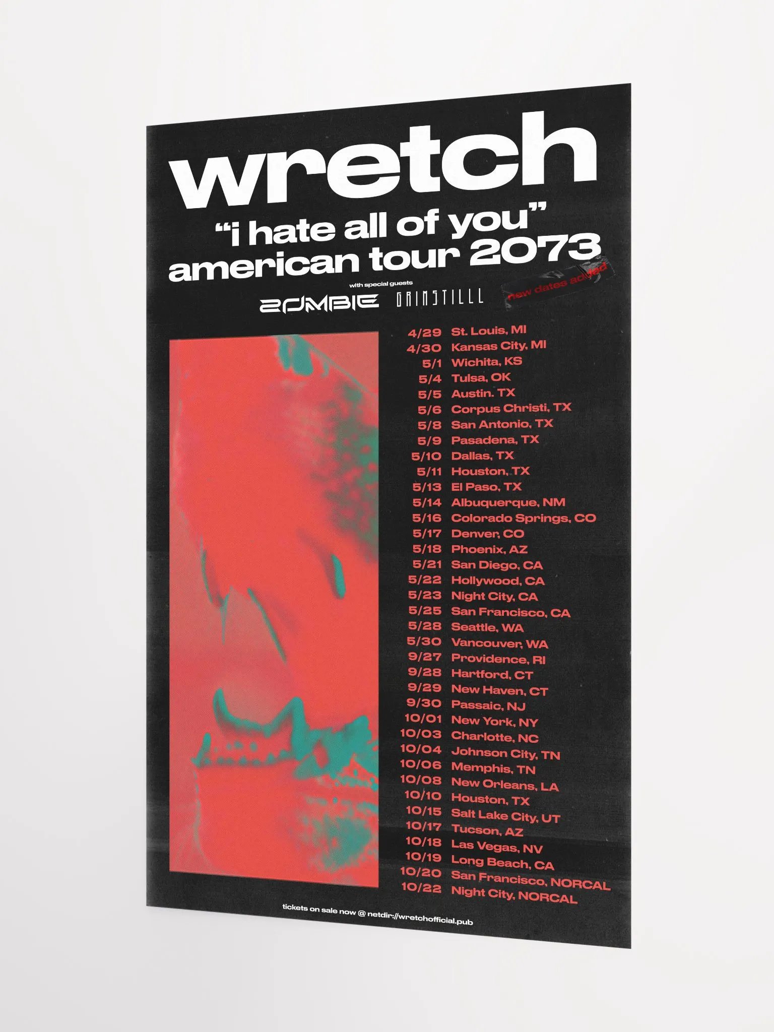 HATE NA Tour 2073 Print product image (3)