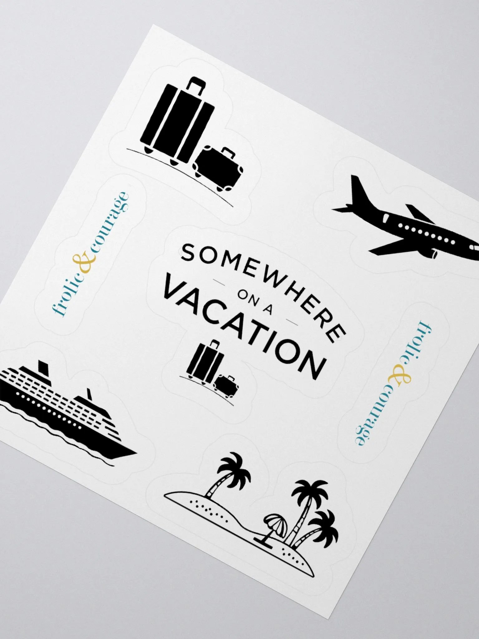 Somewhere on a Vacation Sticker Set product image (3)