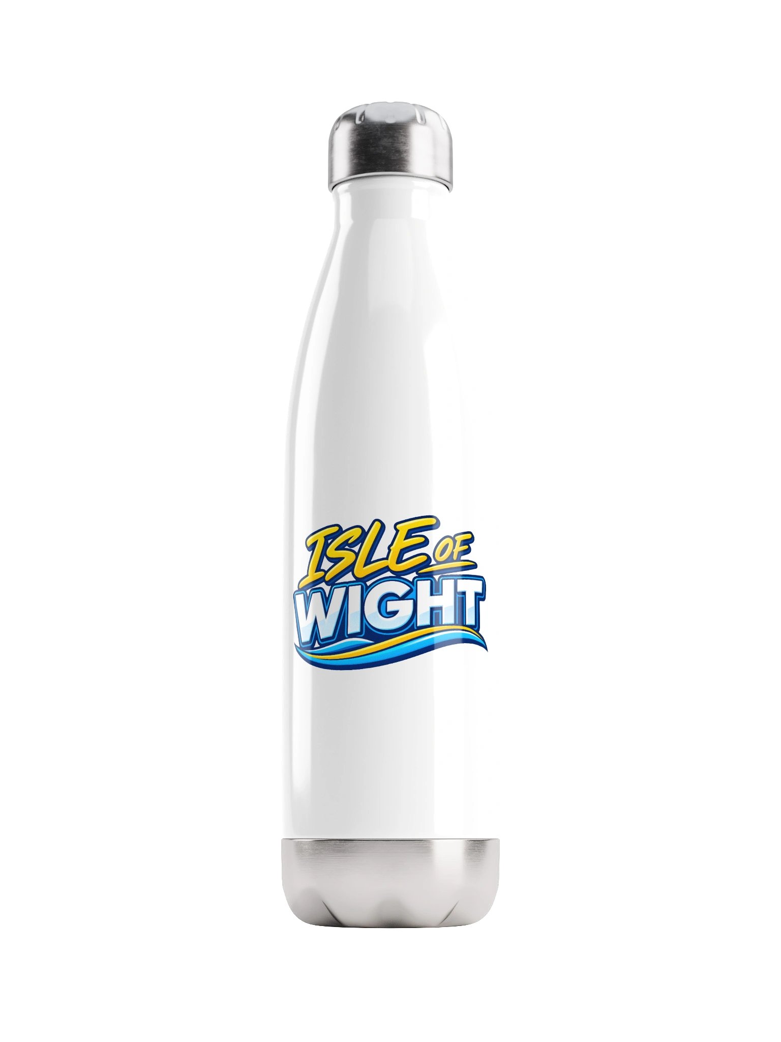 Isle of Wight Bright Logo Stainless Steel Water Bottle product image (1)
