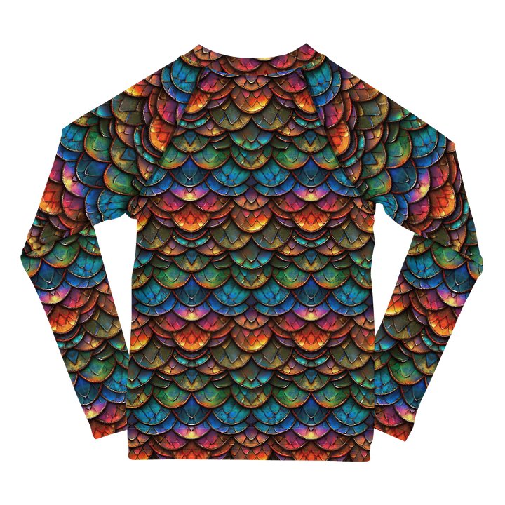 Wild Dragon Scale Kids Rash Guard #3 product image (2)