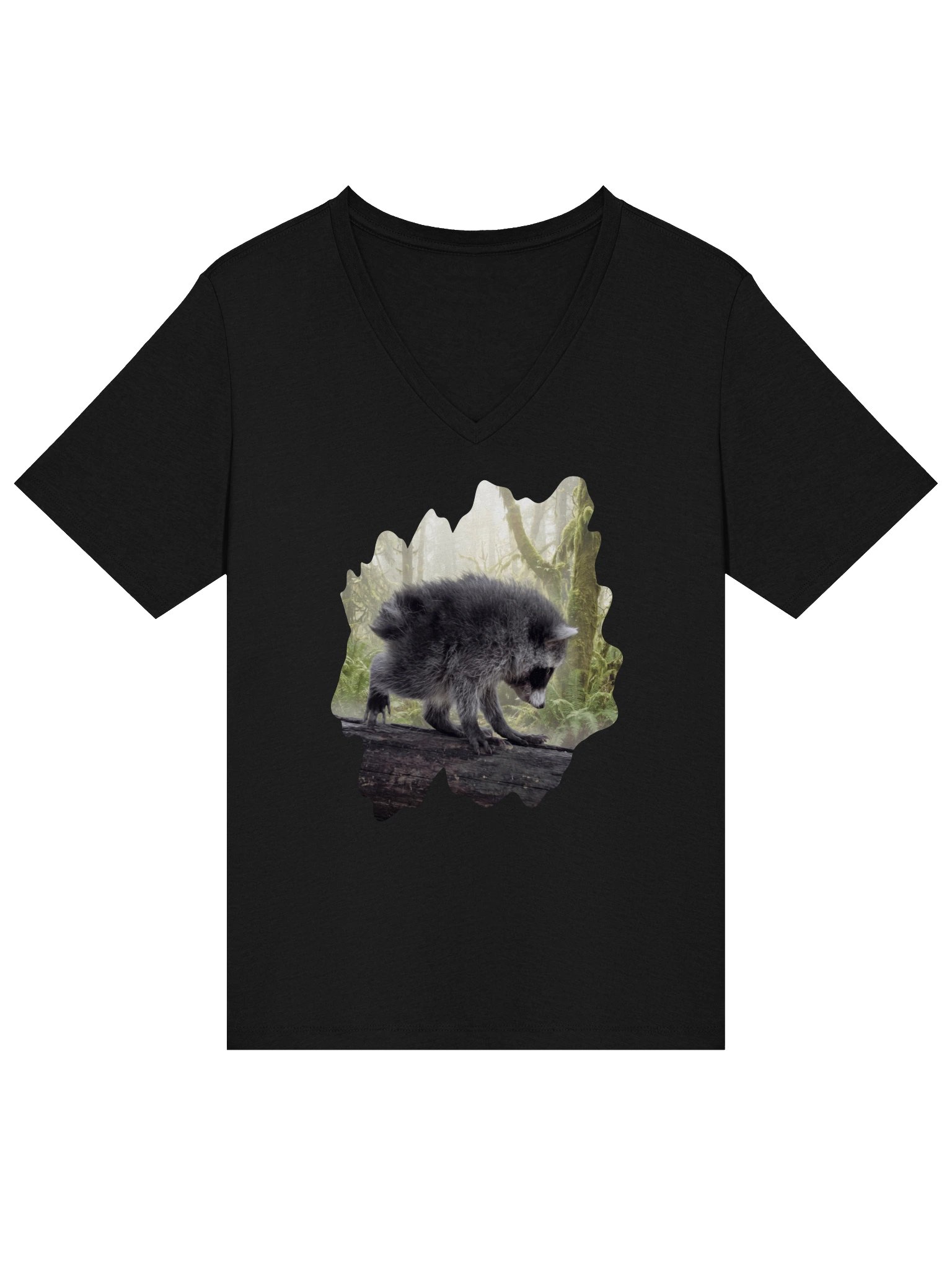 Jimothy's Morning Mist Women's V-Neck Shirt product image (2)