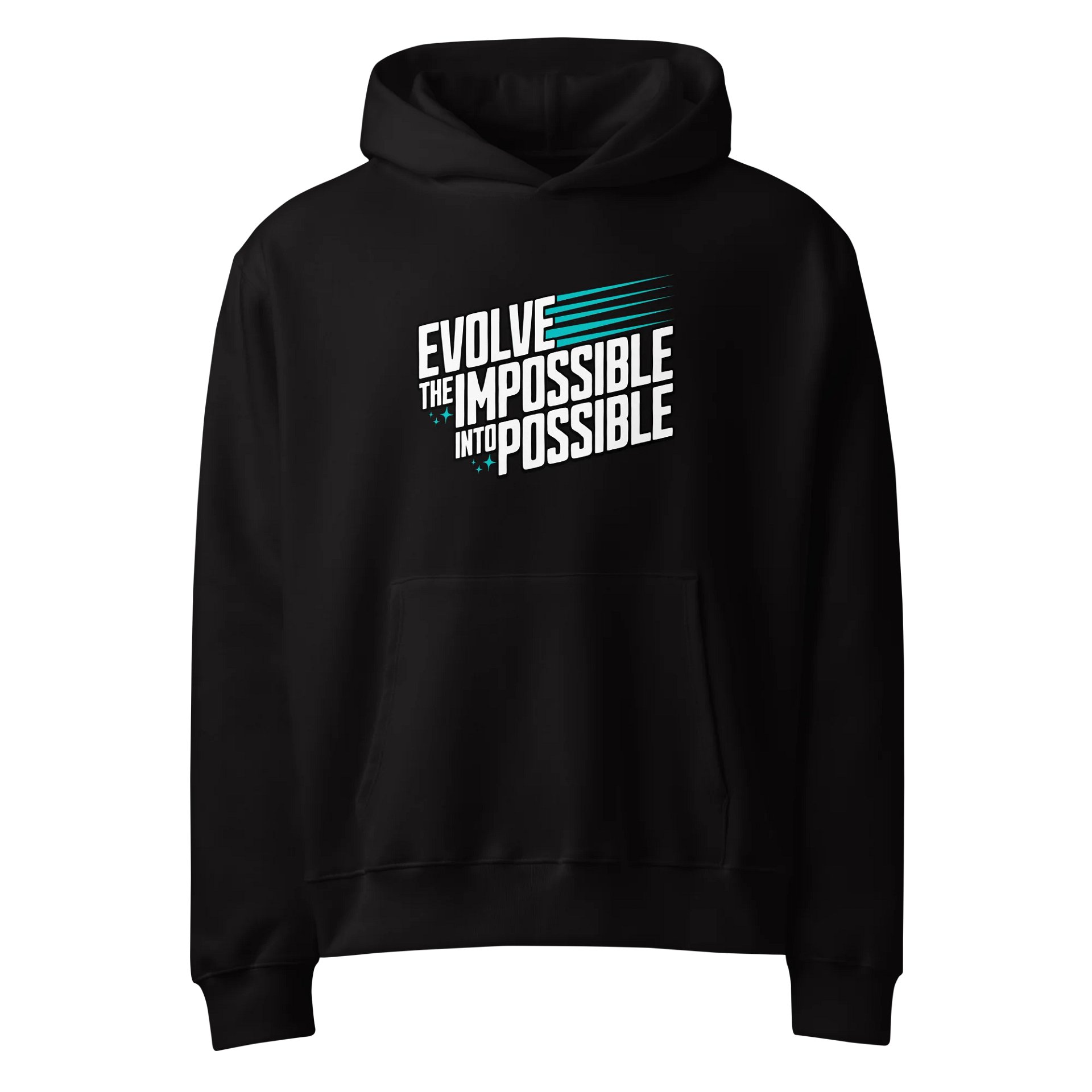 Possibility Evolution Unisex Hoodie -Teal product image (1)