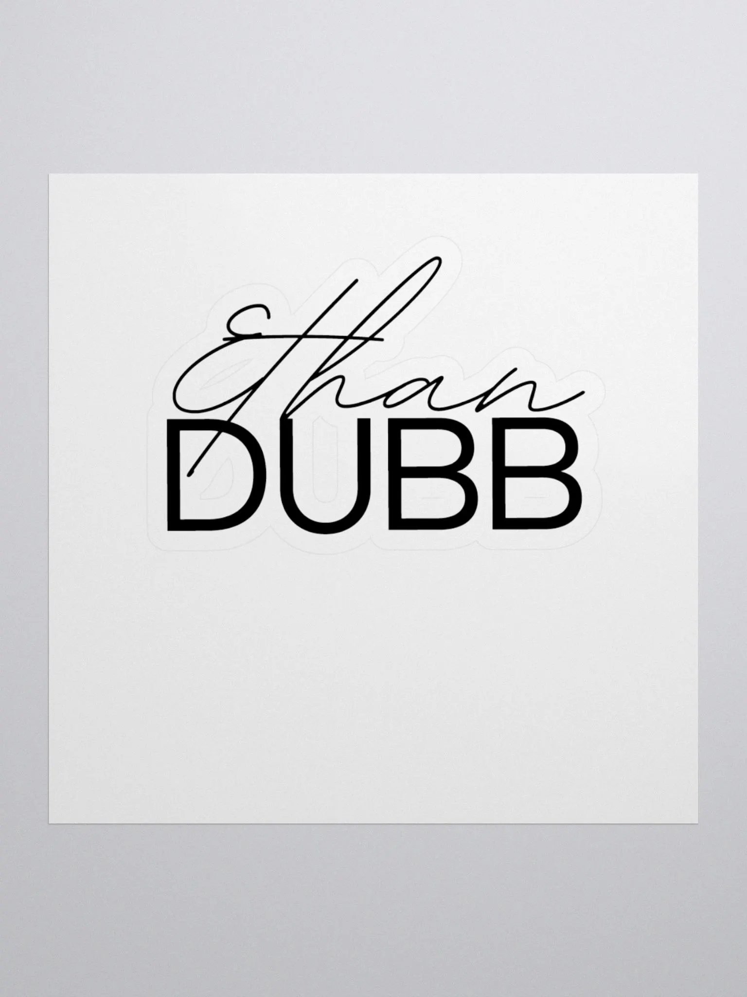 Script Logo Sticker product image (1)