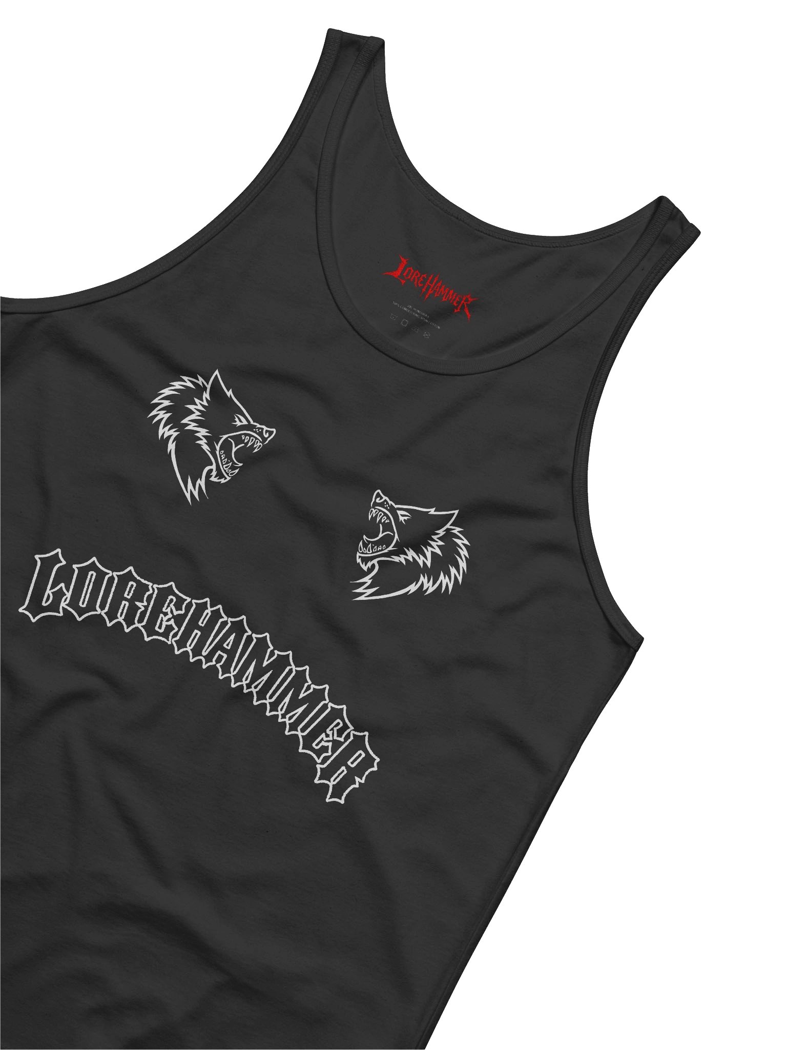 TWO WOLVES DELUXE MENS GYM TANK product image (3)