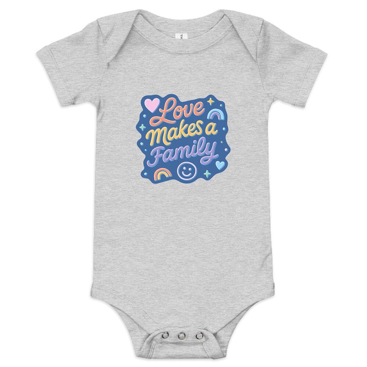 Love Makes a Family Onesie product image (1)
